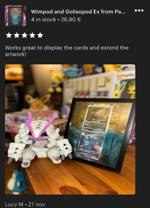 Customer frame photo