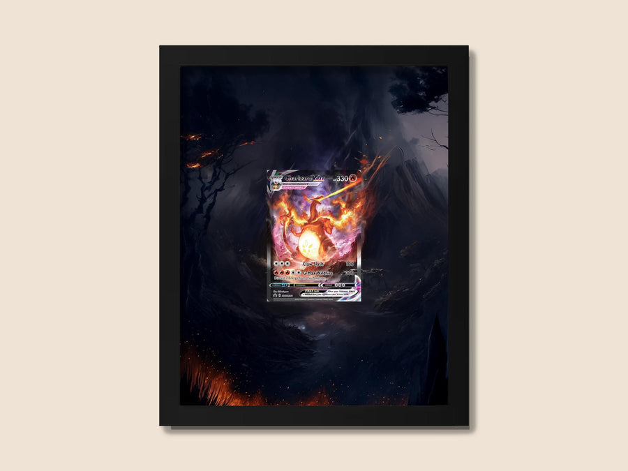 Charizard #261 Display Frame – Pokémon SIR | 8x10 Frame Raw or Graded Cards