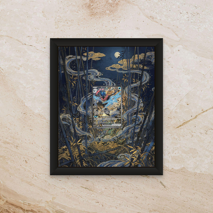 Greninja ex Extended Art Display – 8x10 Frame (Raw/Graded cards)