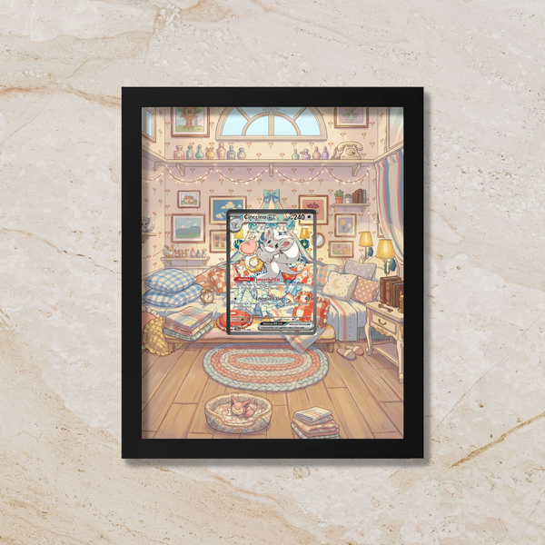 Cinccino ex Display Frame | Chaos Rising Ultra Rare Card Showcase (8x10") – Fits Raw & Graded Cards