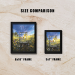 Ampharos Illustration Rare Display Frame | Chaos Rising Card Showcase (8x10") – Fits Raw & Graded Cards