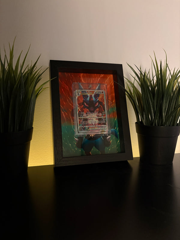 Lucario VSTAR #SWSH291 Premium Shadow Box Display