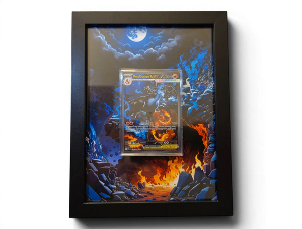 Phantasmal Flames Mega Charizard X Premium Shadow Box Display