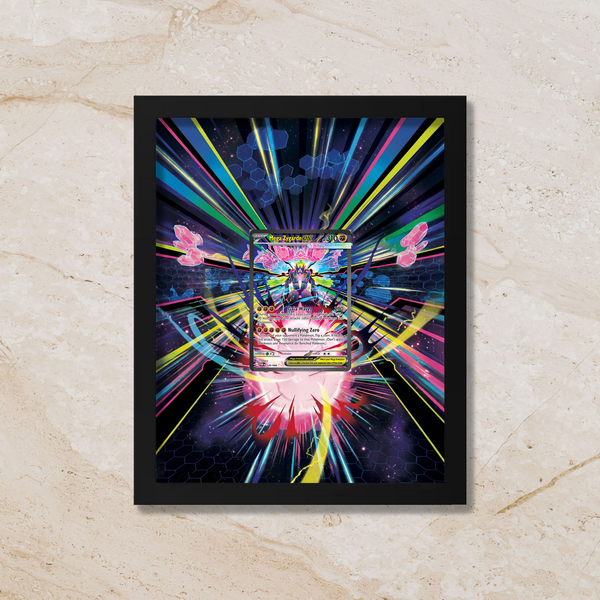 Mega Zygarde ex Display Frame | Perfect Order Legendary Card Showcase (8x10") – Fits Raw & Graded Cards
