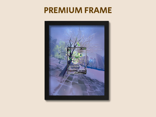 Celebi Fusion Strike Display Frame – Pokémon Card Display | 8x10 Holo House Display