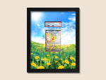 Pikachu ex Display Frame – Surging Spark Pokémon Card | 8x10 Frame for Graded or Raw Cards