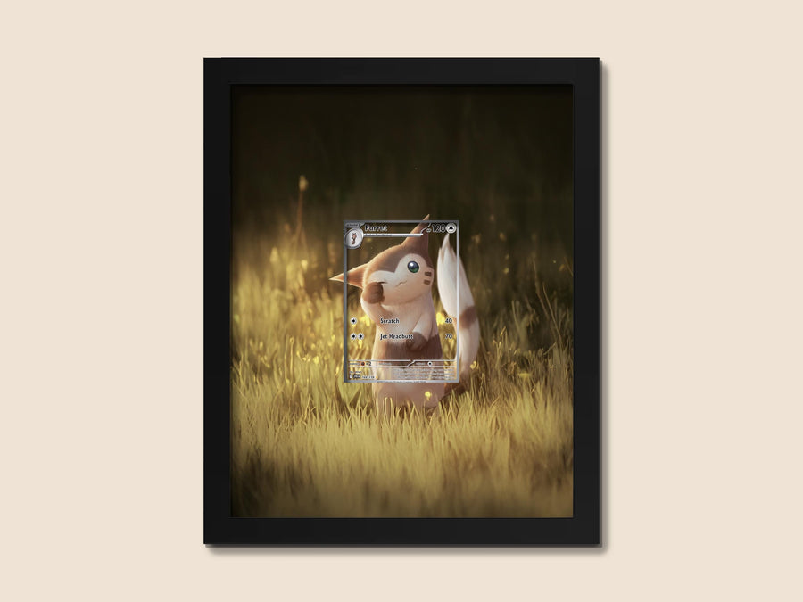Furret Display Frame – Journey Together Pokémon Card | 8x10 Frame for Raw or Graded Card