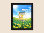 Pikachu ex Display Frame – Surging Spark Pokémon Card | 8x10 Frame for Graded or Raw Cards