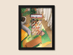 Sleeping Eevee Promo Display Frame – Scarlet & Violet Pokémon Card | 8x10 Frame for Raw or Graded Cards