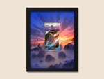 Tyranitar Illustration Rare Display Frame – Paldea Evolved Pokémon Card | 8x10 Frame for Raw or Graded Cards