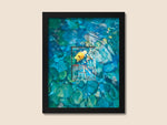 Misty’s Psyduck Display Frame – Pokémon Card Art | 8x10 Frame for Raw or Graded Cards