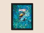 Misty’s Psyduck Display Frame – Pokémon Card Art | 8x10 Frame for Raw or Graded Cards