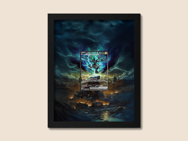 Zekrom EX Card Display Frame – Black Bolt Pokémon 8x10