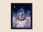 Umbreon V Display Frame – Brilliant Stars Pokémon Card Art | 8x10 Frame for Raw or Graded Cards