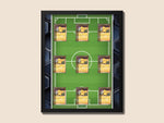 Pikachu Soccer Promo Collection Display Frame – 9-Card Layout | 16x20 Frame for Pokemon