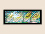 Gem Pack 2 Eeveelutions Display – Leafeon, Sylveon, Umbreon & Eevee | Pokemon Long Frame Gift