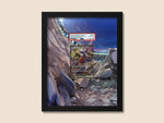 Cynthia & Garchomp Display Frame – Pokémon Card Art | 8x10 Frame for Raw or Graded Cards