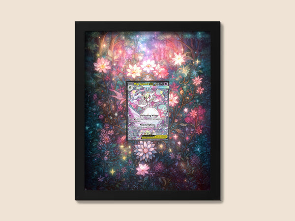 Mega Gardevoir EX Display Frame – Mega Evolution Pokémon Card Art | 8x10 Frame for Raw or Graded Cards