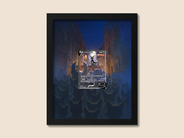Umbreon V Alternate Art Display Frame – Evolving Skies 189 Pokémon Card | 8x10 Frame for Raw or Graded Cards