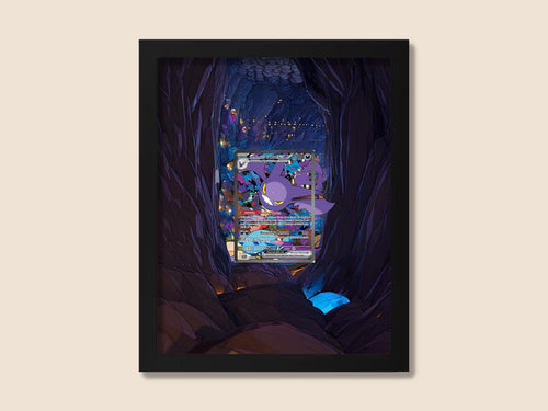Crobat Display Frame – Destined Rivals Pokémon Card Art | 8x10 Frame for Raw or Graded Cards