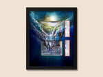 Lugia LEGEND Display Frame – HeartGold & SoulSilver Pokémon Card Art | 8x10 Frame for Raw or Graded Cards