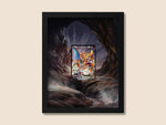 Charizard #276 Display Frame – Pokémon Card Art | Frame for Raw or Graded Cards