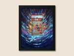 Greninja ex Display Frame – Pokémon Card Art | 8x10 Frame for Raw or Graded Cards
