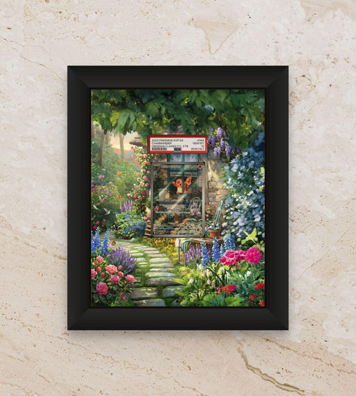 Charmander Obsidian Flames Extended Art Display [High Definition] – Premium Shadowbox for Raw or Graded Cards | Pokemon Promo Gift