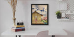 Pikachu & Cramorant Japanese Stamp Promo – 16x20 Pokemon Frame (Raw/Graded)