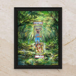 Perrin & Hisuian Growlithe Twilight Masquerade Extended Art Display – 8x10 Pokemon Frame (Raw/Graded)