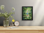 Perrin & Hisuian Growlithe Twilight Masquerade Extended Art Display – 8x10 Pokemon Frame (Raw/Graded)