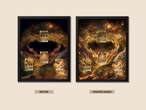 Crown Zenith Gold Pokemon – Frame for Arceus, Giratina, Palkia & Dialga | Raw or Graded
