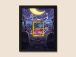 Gengar Display Frame – Skyridge (E-Series) Pokémon Card Art | 8x10 Frame for Raw or Graded Cards