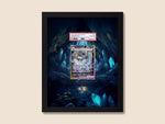 Vaporeon Display Frame – Prismatic Evolutions Pokémon Card | 8x10 Frame for Raw or Graded Cards