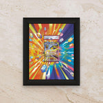 Jolteon Display Frame – Prismatic Evolutions Pokémon Card | 8x10 Frame for Raw or Graded Cards