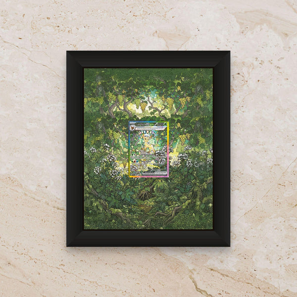 Leafeon Display Frame – Prismatic Evolutions Pokémon Card | 8x10 Frame for Raw or Graded Cards