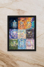 Eeveelutions God Pack Display Frame – Prismatic Evolutions Pokémon Card Art | 16x20 Frame for Raw or Graded Cards