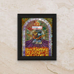 Moltres, Zapdos & Articuno GX Stained Glass – 8x10 Pokemon Frame (Raw/Graded)