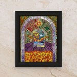 Moltres, Zapdos & Articuno GX Stained Glass – 8x10 Pokemon Frame (Raw/Graded)