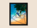 Oshawott Display Frame – Pokémon Card Art | 8x10 Frame for Raw or Graded Cards