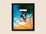 Oshawott Display Frame – Pokémon Card Art | 8x10 Frame for Raw or Graded Cards