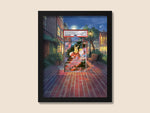 Detective Pikachu Growlithe Display Frame – Pokémon Card Art | 8x10 Frame for Raw or Graded Cards