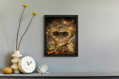 Crown Zenith Gold Pokemon – Frame for Arceus, Giratina, Palkia & Dialga | Raw or Graded