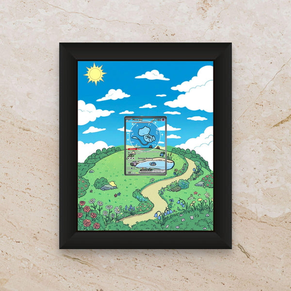 Bubble Mew Extended Art – Paldean Fates – 8x10 Pokemon Frame (Raw/Graded)