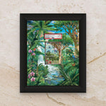 Meditite Display Frame | Extended Art Card Case | 8x10 Pokemon TCG Wall Decor | Fighting Psychic Type Gift | Zen Gaming Room Art