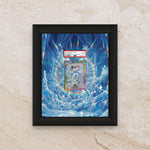 Glaceon Display Frame – Prismatic Evolutions Pokémon Card | 8x10 Frame for Raw or Graded Cards