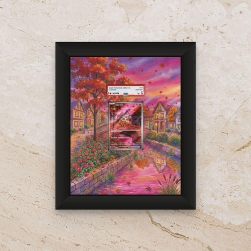 Cubone Display Frame – Gem Pack 3 Pokémon Card Art | 8x10 Frame for Raw or Graded Cards