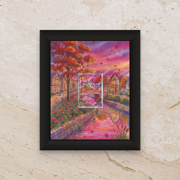 Cubone Display Frame – Gem Pack 3 Pokémon Card Art | 8x10 Frame for Raw or Graded Cards