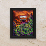 Mega Gengar Display Frame – Ascended Heroes Pokémon Card Art | 8x10 Frame for Raw or Graded Cards