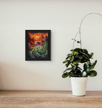 Mega Gengar Display Frame – Ascended Heroes Pokémon Card Art | 8x10 Frame for Raw or Graded Cards